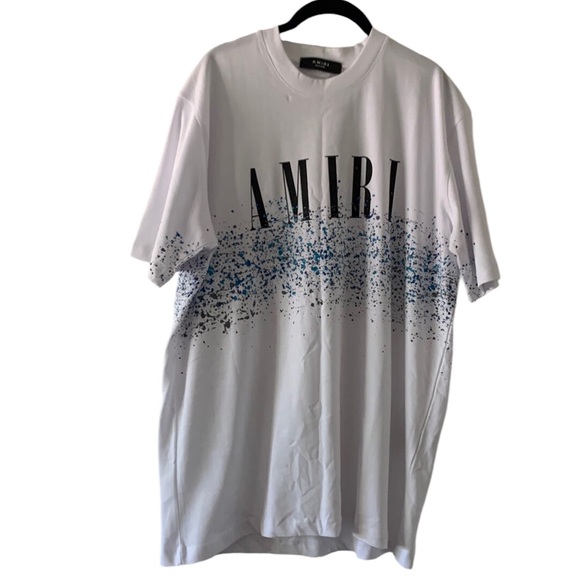 🆕 Amiri Crystal Core Logo Painter T-Shirt🔥 - Picture 2 of 11
